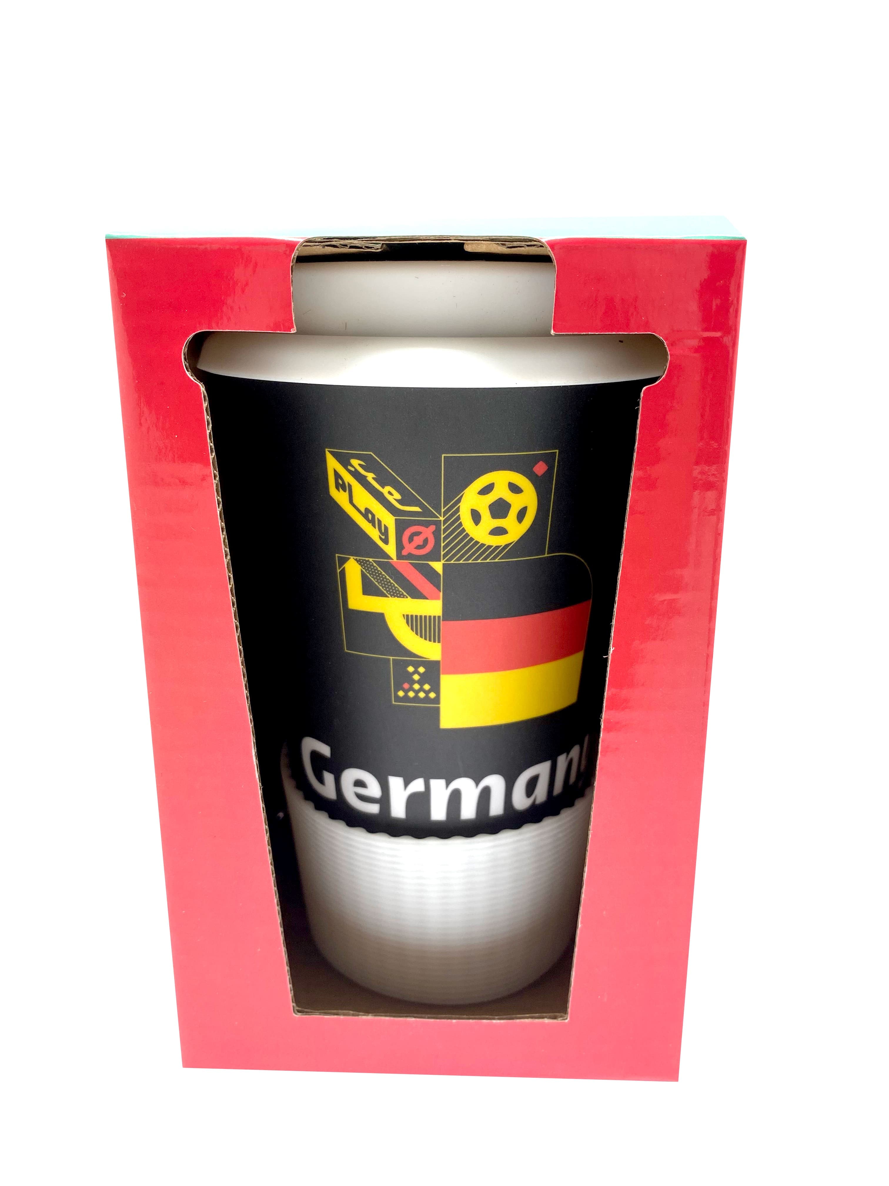 FIFA 2022 Mug with Silicone Lid & Sleeve - Germany thumbnail 2