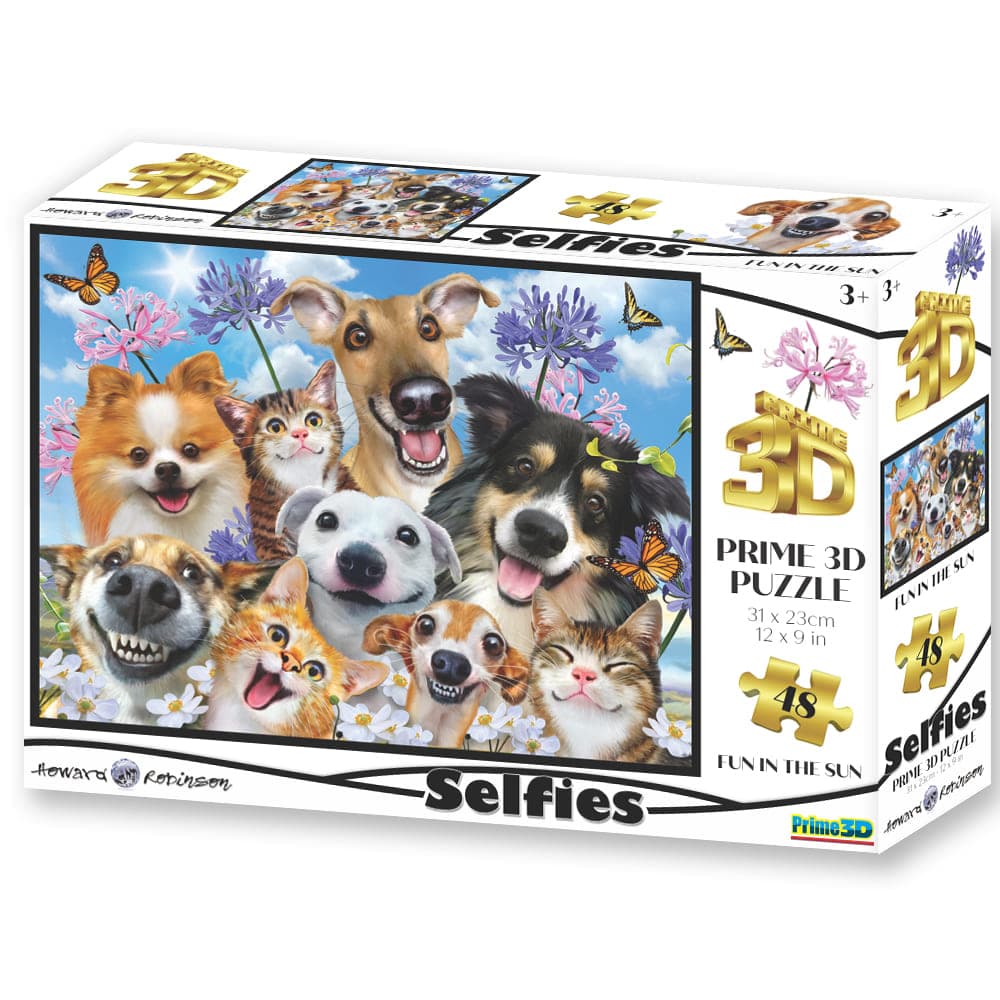 Prime 3D Fun In The Sun Selfie 3D Puzzle 48 Pcs