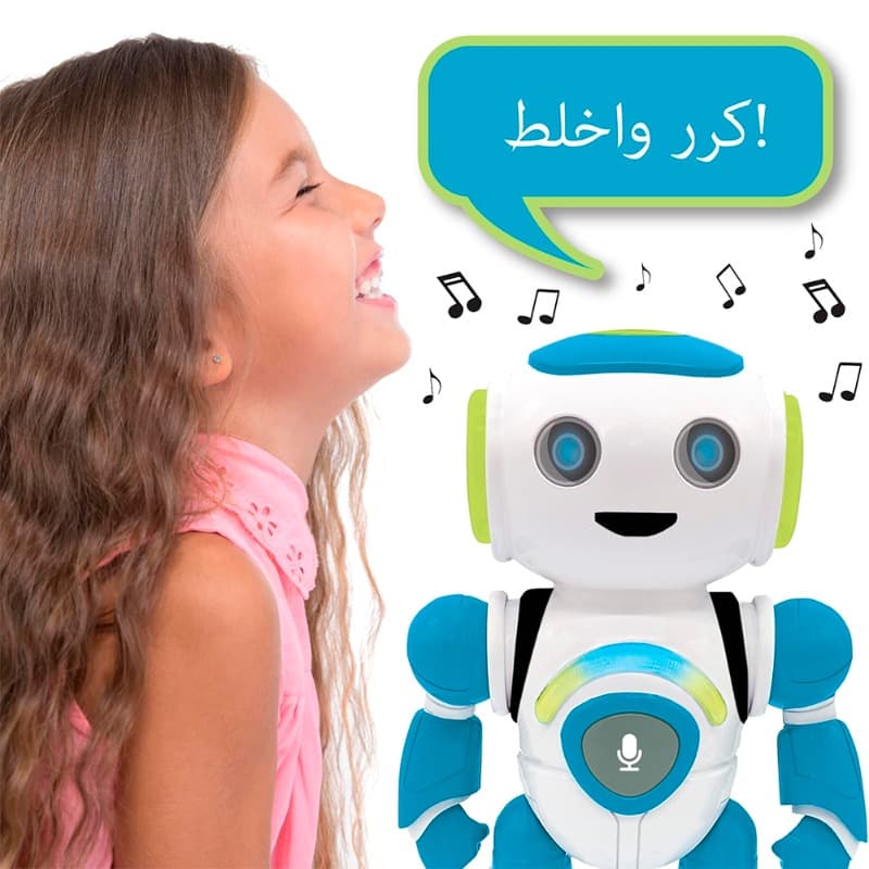 باور مان جونيور روبوت مع اختبار و موسيقى وألعاب عربية thumbnail 4