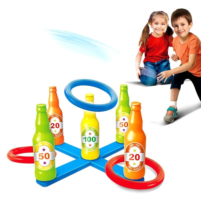 King Sport Colorful Ring Toss Play Set thumbnail 3