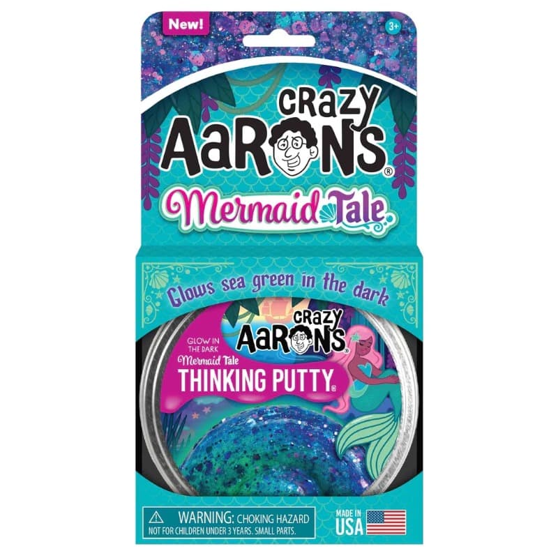 Crazy Aarons Mermaid Tale Glowbrights Putty