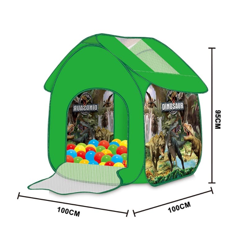 Green Dinosaur Tent - 100 Cm
