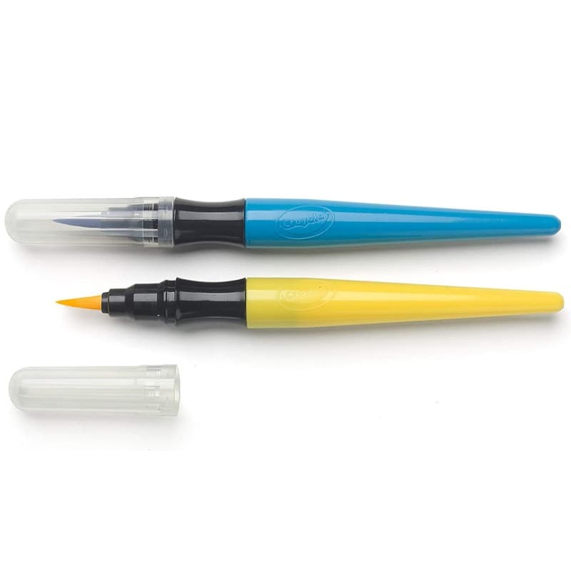 Crayola Washable No Drip Paint Brush Pens 5 Colors thumbnail 3