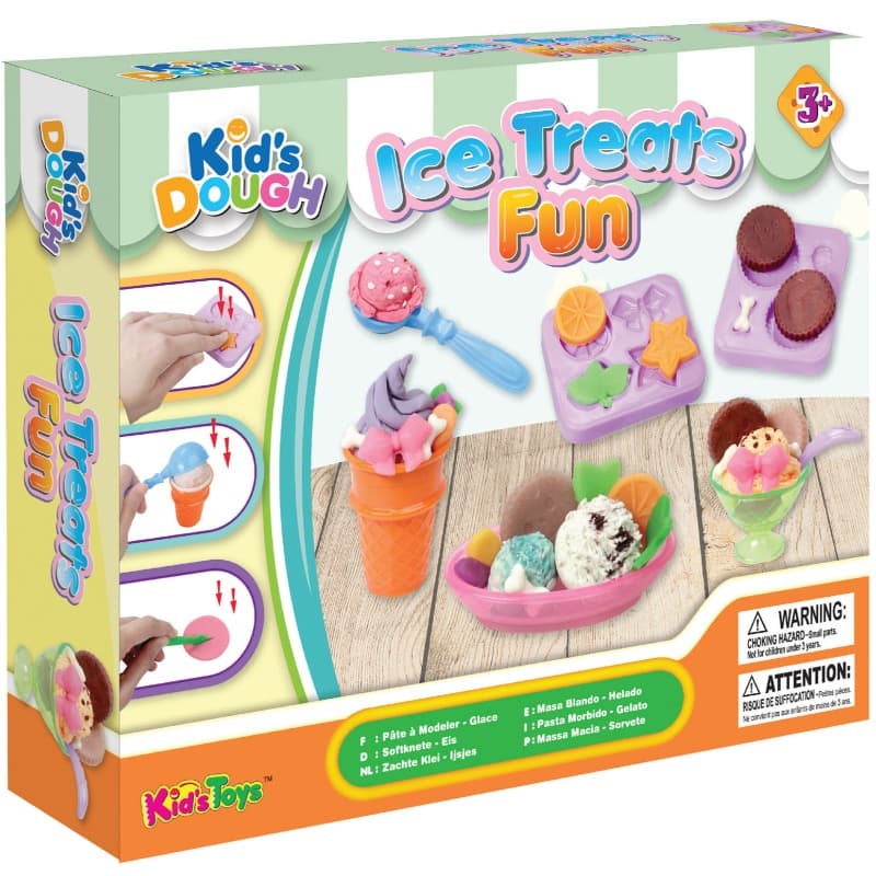 Kids Dough Ice Treat Fun Dough Playset For Kids