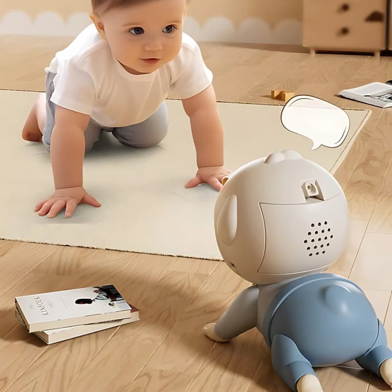 Beluckier Electric Crawling Baby Toy - Blue thumbnail 2