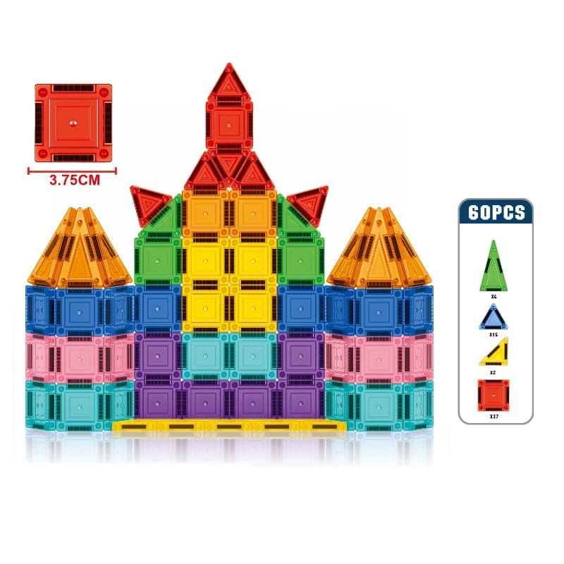 Colorful Window Magnetic Plates – 60 Pieces thumbnail 2