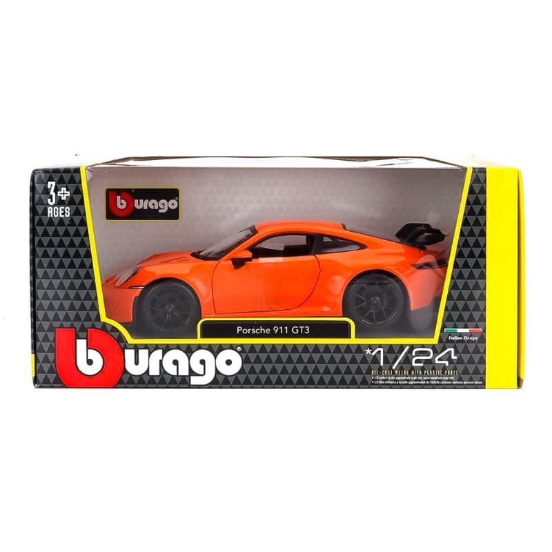 Burago Diecast Porsche Coupe -Orange