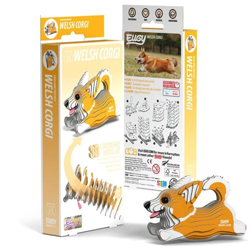 Eugy 3D Welsh Corgi