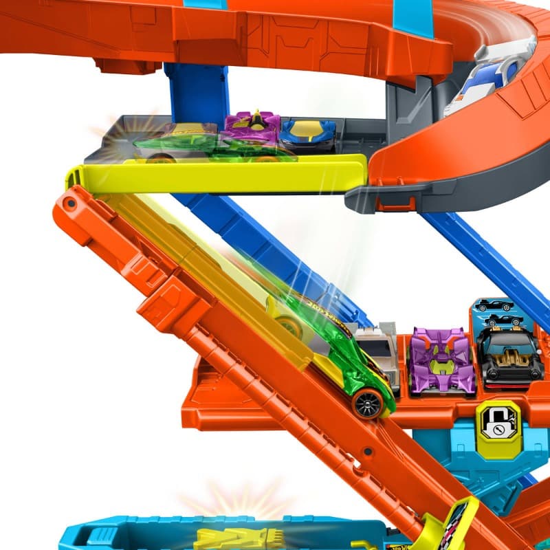 Hot Wheels City Toy Car Stunt Garage Playset & 1:64 Die Cast Vehicle thumbnail 5