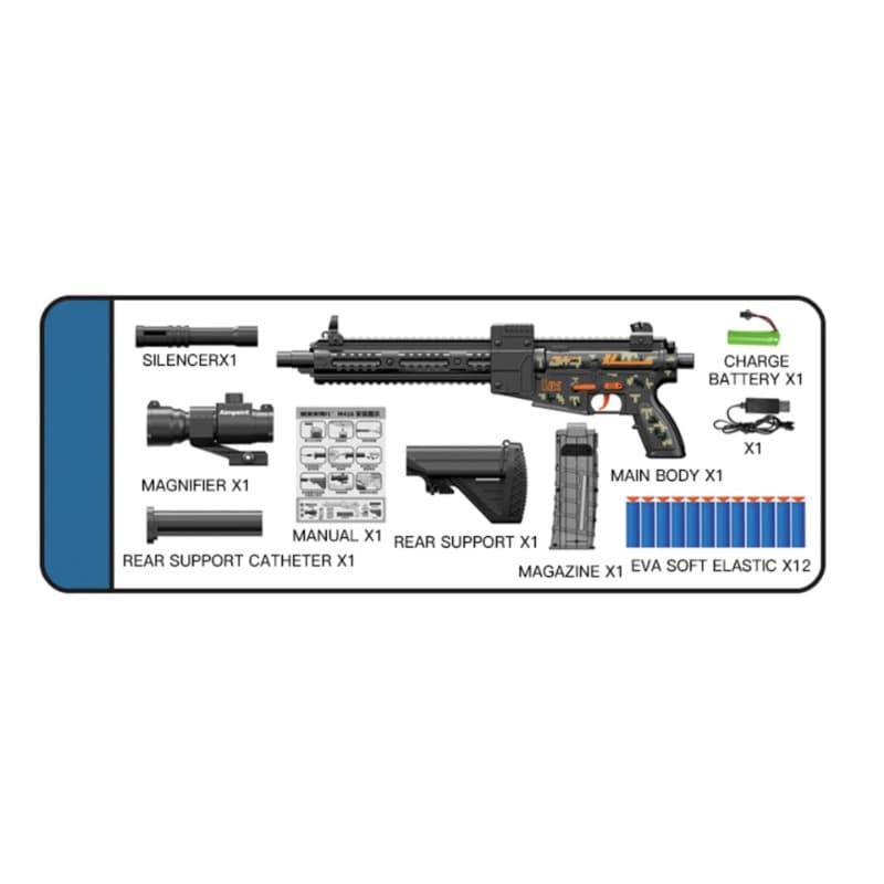 M416 Electric Continuous Soft Bullet Emitter thumbnail 2
