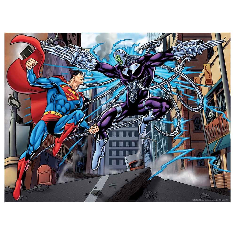 DC Comics - Superman Vs Brainiac 3D Effect Puzzle 500 Pcs thumbnail 2