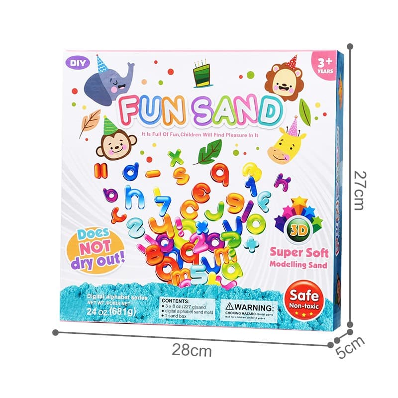 Fun Sand Numbers And Alphabet Set For Kids thumbnail 2