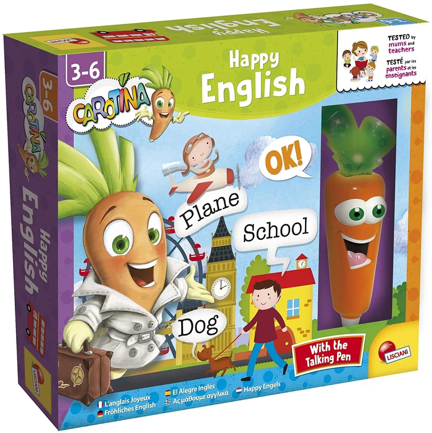 Lisciani Carotina Carrot Talking Happy English