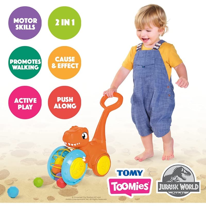 Tomy Toomies Pic And Push T-Rex thumbnail 4