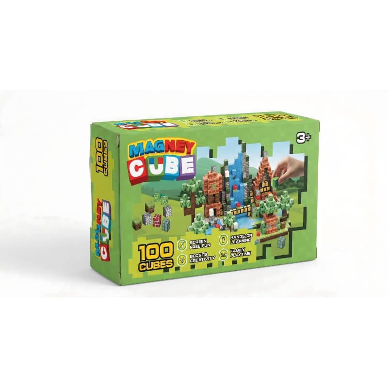 Magni Cube - Magnetic Building Blocks 100 Pieces