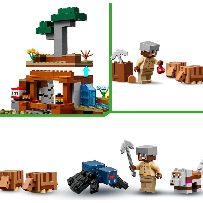Lego Minecraft The Armadillo Mine Expedition 21269 thumbnail 3