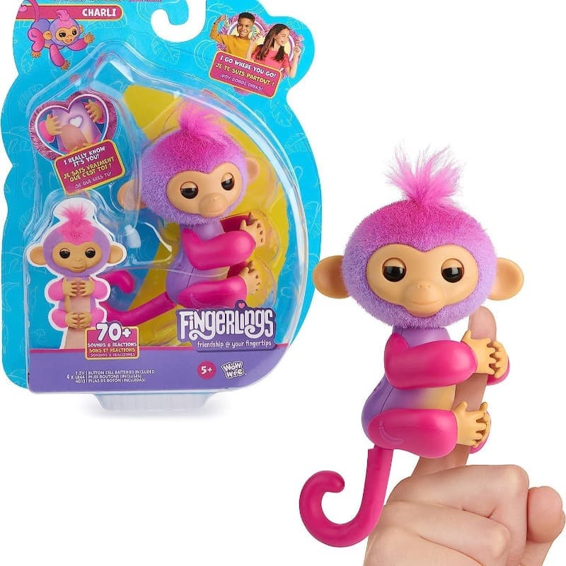 Fingerlings Monkey - Purple Charli thumbnail 2