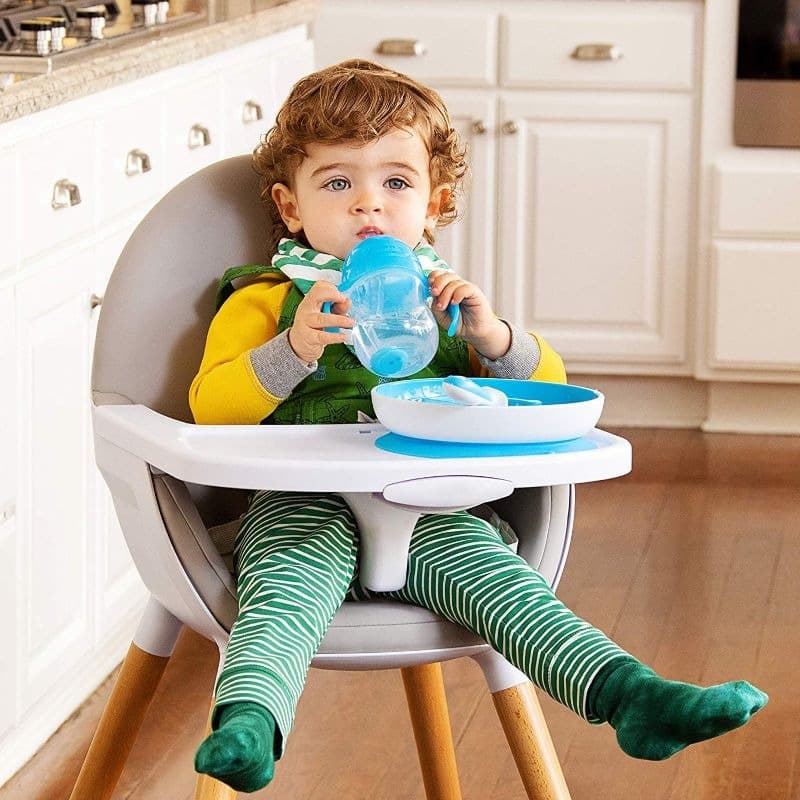 Munchkin - Be Happy Toddler Dining Set - Blue thumbnail 4