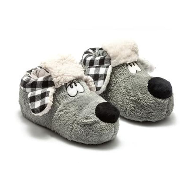 Twigy Dodo Grey Puppy Slipper Size 36-37