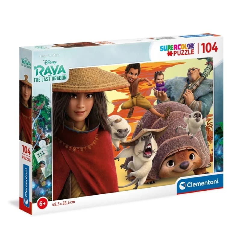 Clementoni Puzzle Super Color Disney Raya 104 Pcs