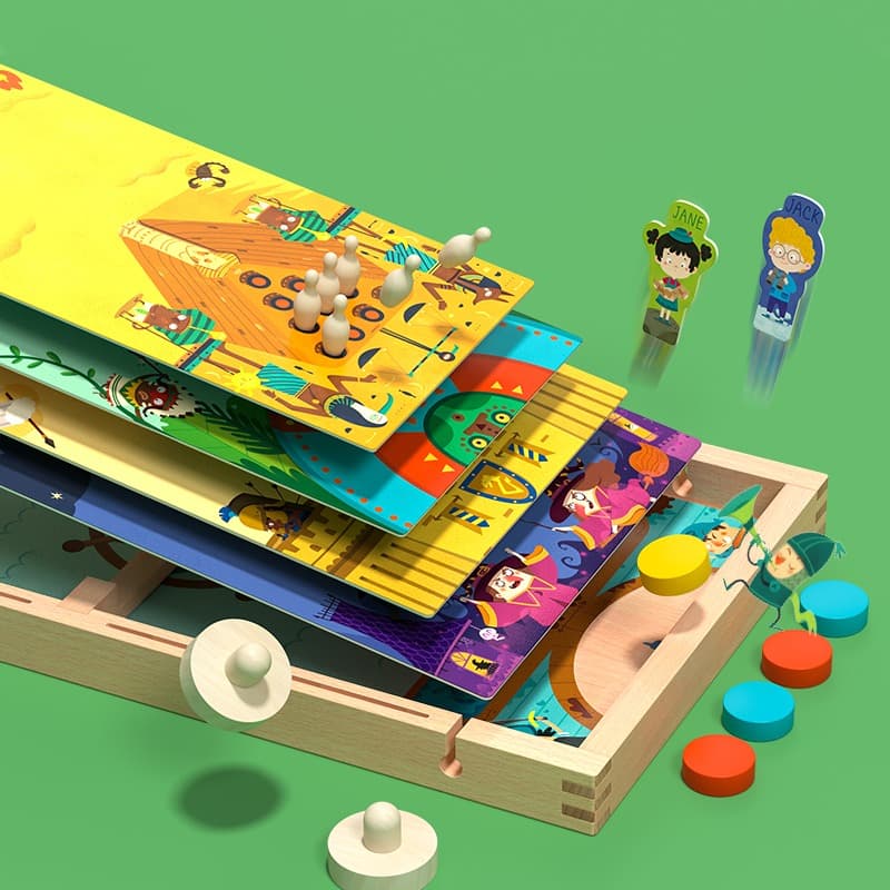Mideer 10-in-1 Carrom Board Game – Endless Fun for Kids & Family! thumbnail 2