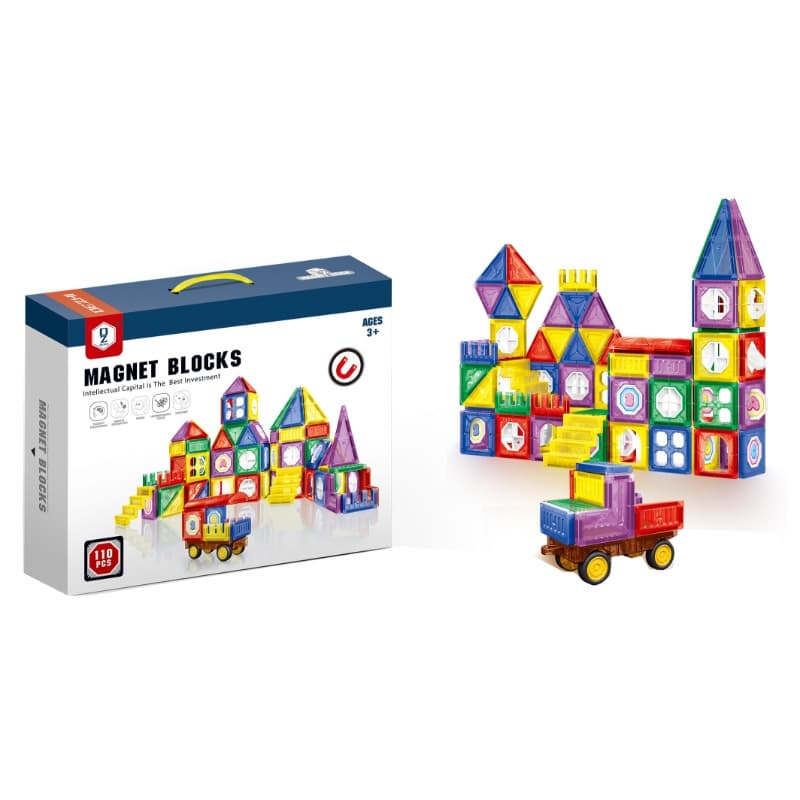 Colorful Window Magnetic Plate Set – 76 Pieces