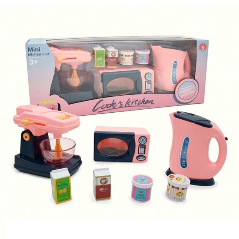 Mini Kitchen Play Set - Pink