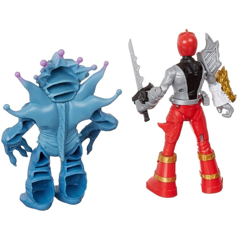 Power Rangers Dino Fury Battle Attackers Red Ranger vs. Doomsnake thumbnail 4