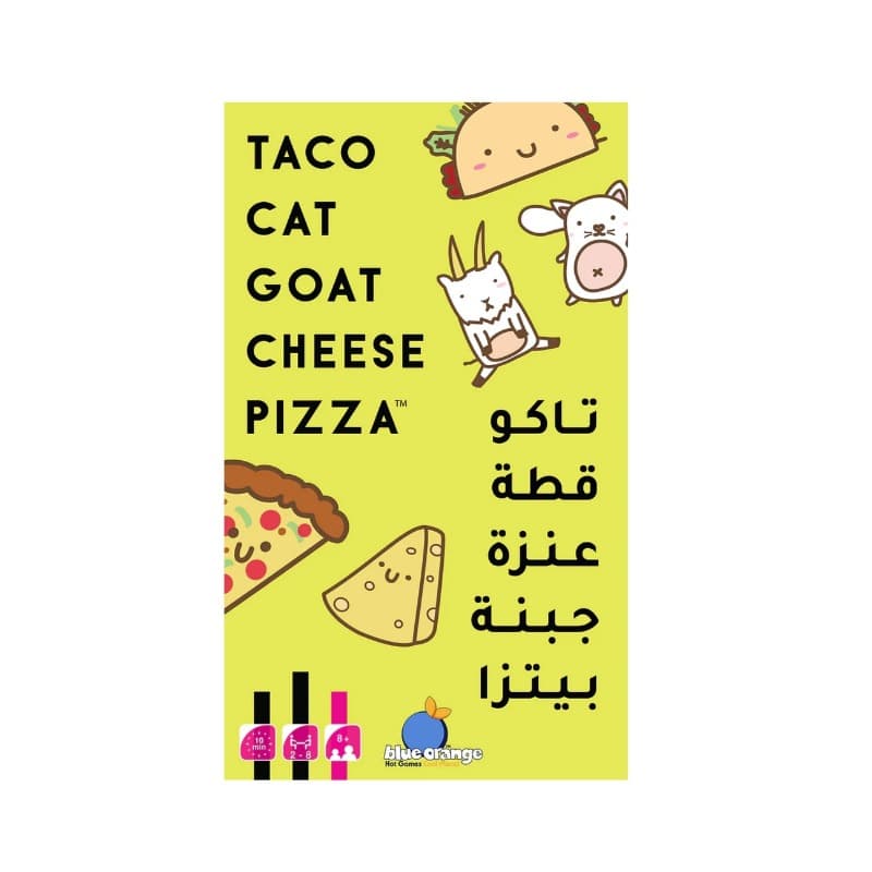 Taco Kitty Pizza Card Game