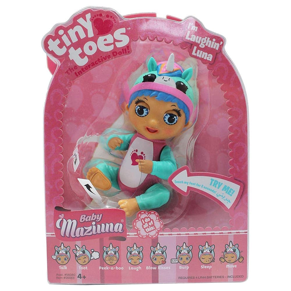 Baby Maziuna Tiny Toes Interactive Doll