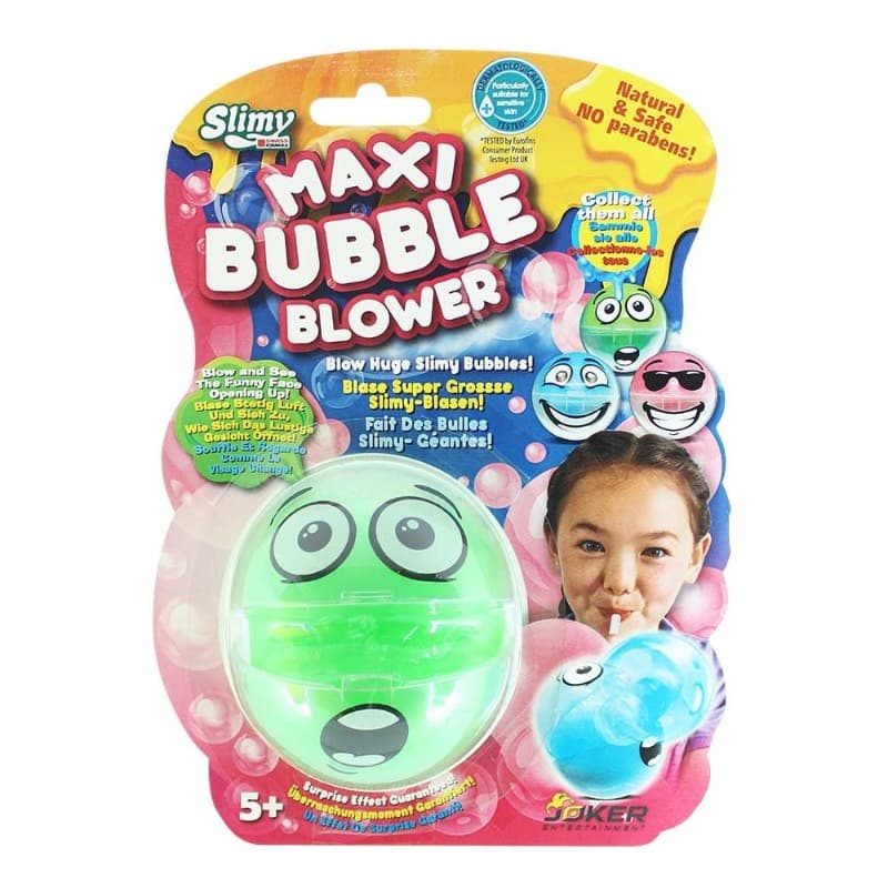 Slimy Funny Maxi Bubble Blower On Blister