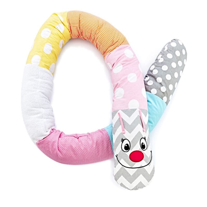 Babyjem Baby Snake Pillow - Pink