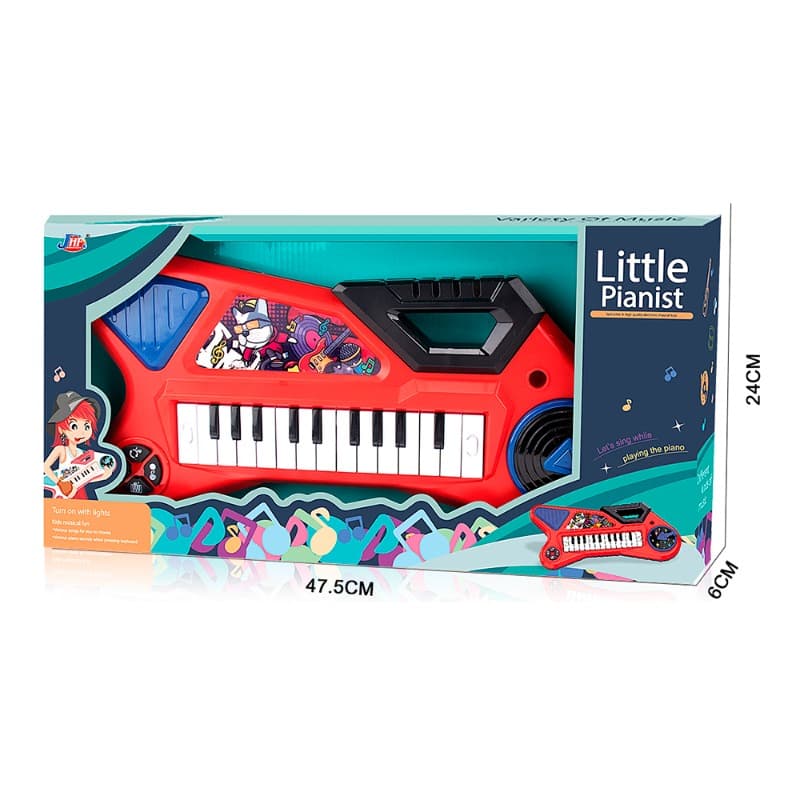 Electronic Piano with Microphone - Multiple Colors thumbnail 5