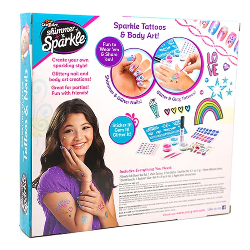 Cra-z-art Shimmer N Sparkle Nails & Body Tattoos thumbnail 2
