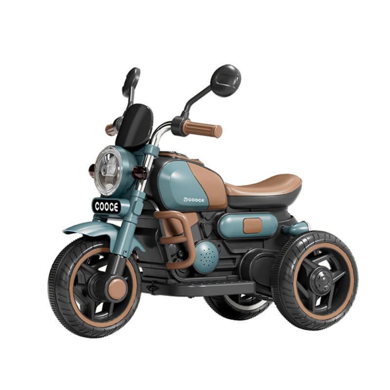 Tobbi Kids Electric Motor Bike 6V Blue Brown
