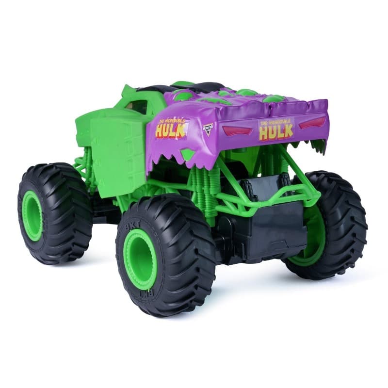 Monster Jam 1:24 Marvel Hulk RC Monster Truck thumbnail 3