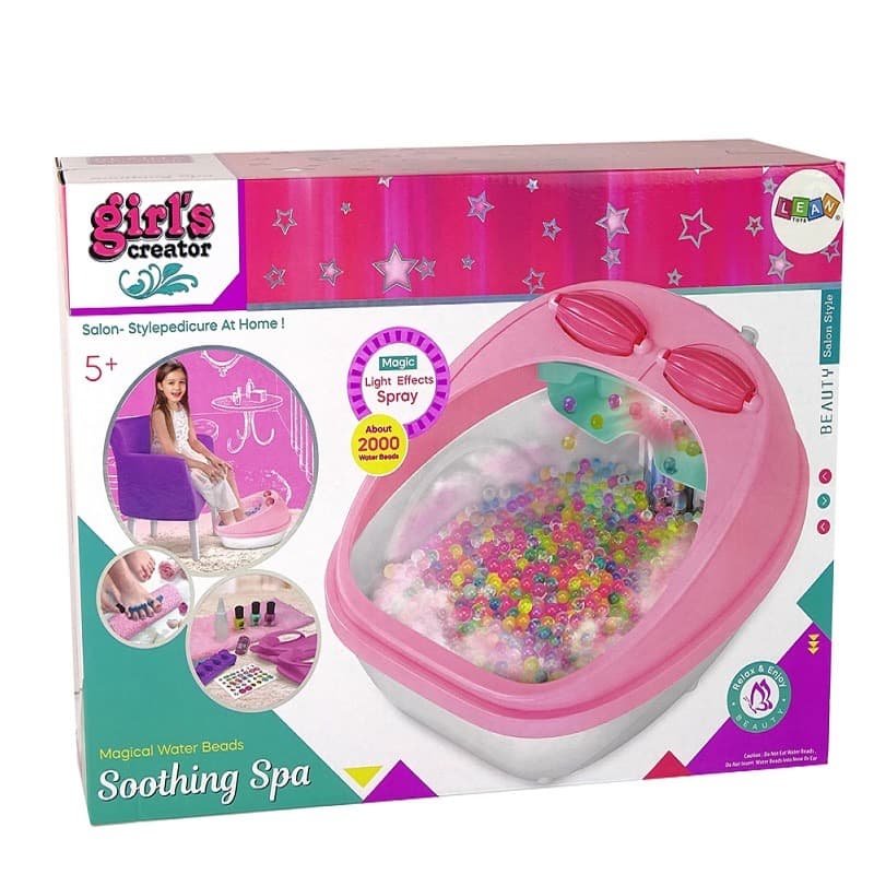 Water Beads Spray Foot Tub Pedicure Set For Kids thumbnail 5