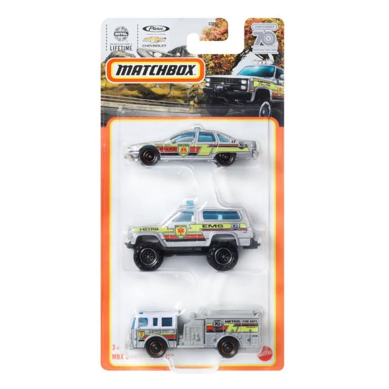 Matchbox Metal Cars Set - 3pcs thumbnail 3