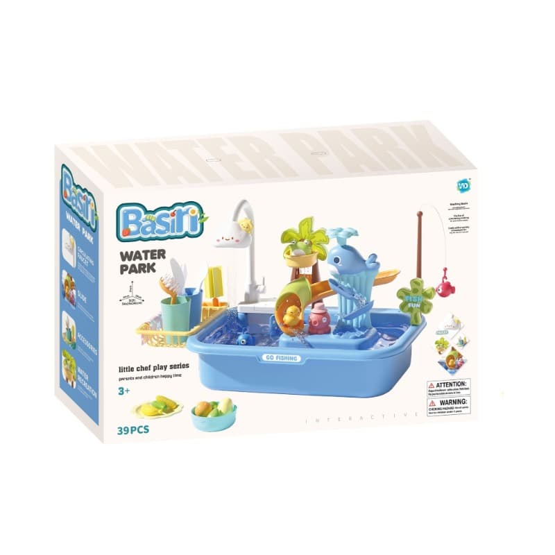 Vidora Playful Washbasin With Water Pretend Toys Set