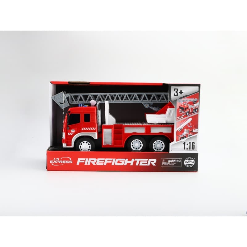 Wenyi 1:10 Scale Firefighter Rescue Ladder Truck thumbnail 4