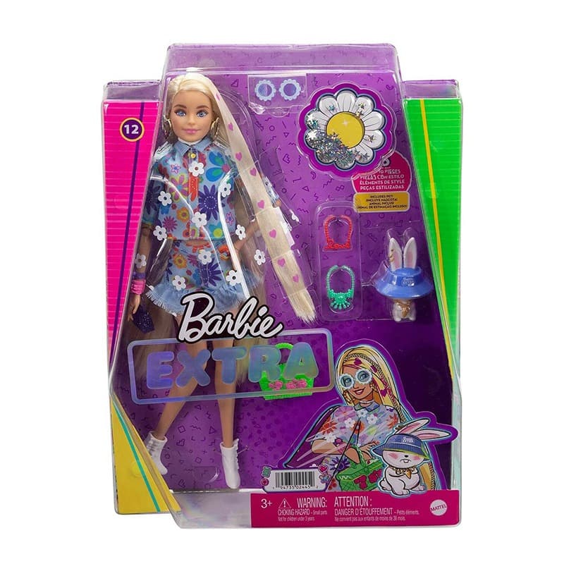 Barbie Extra Doll With Flower Power