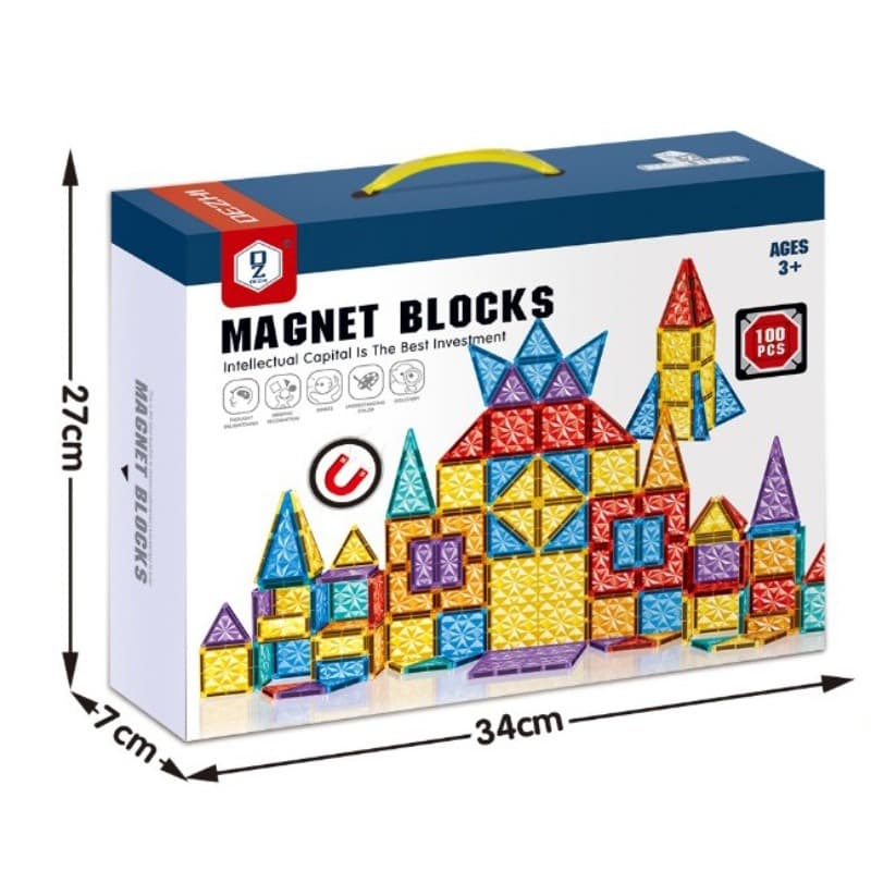Diamond Colored Window Magnetic Sheets – 100 Pieces