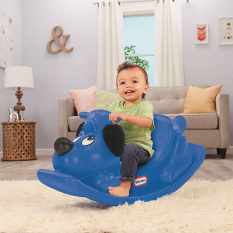 Little Tikes Rocking Puppy Ride On - Blue thumbnail 5
