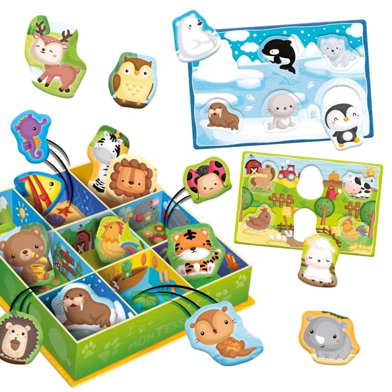 Lisciani Montessori Baby Noticeboard - My Animal Case thumbnail 2