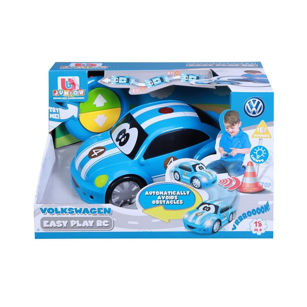 Volkswagen Easy Play Remote-controlled Car Blue thumbnail 2