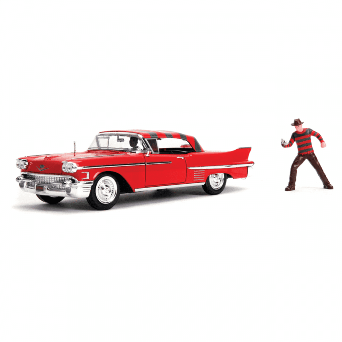 1958 Cadillac Series 62 Red with Freddy Krueger thumbnail 3