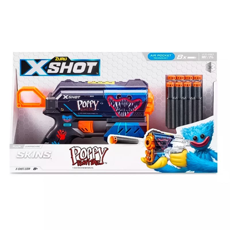 X-Shot Kenz Flux Tony 8 Toy Shotgun-Multi Color