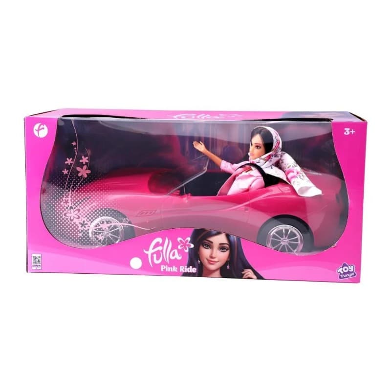 Fulla Pink Ride Doll And Car Set