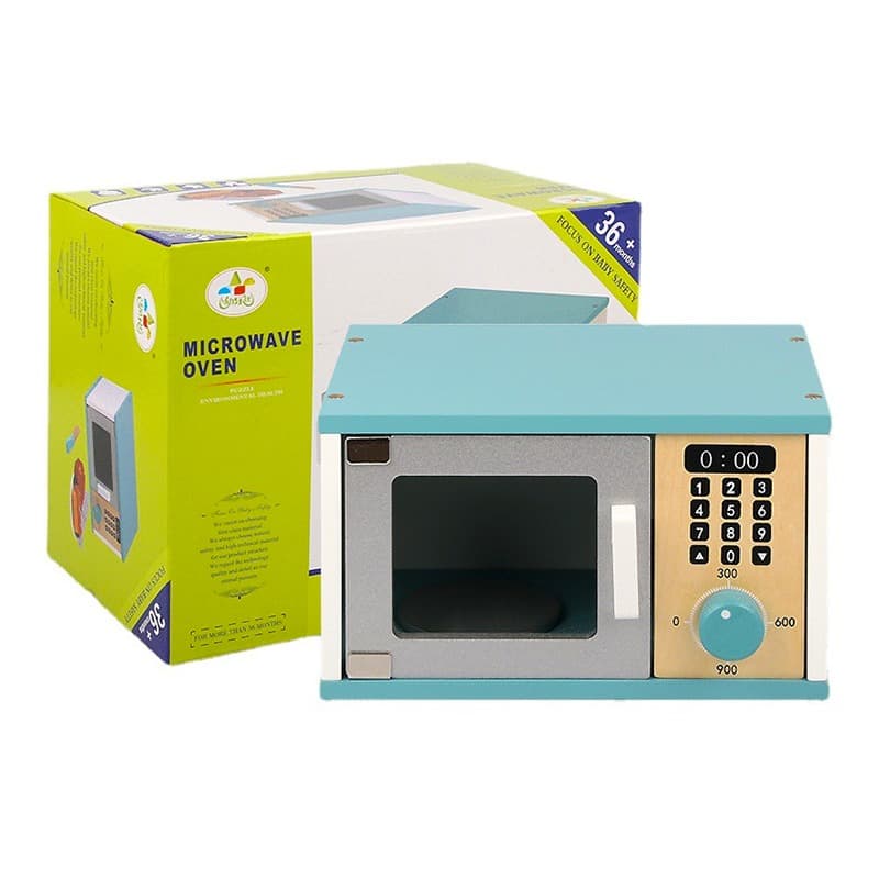 Microwave Oven Wooden Set