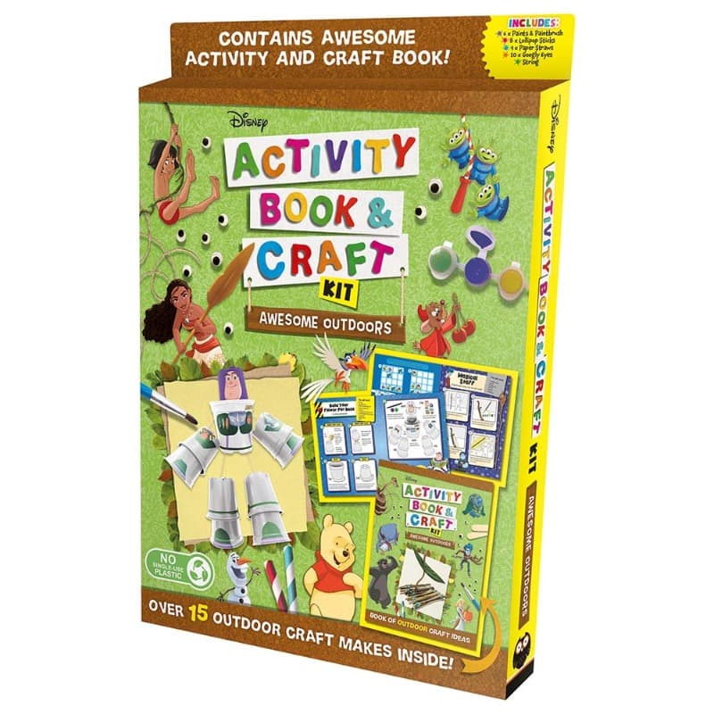 Disney Activity Book And Craft Kit